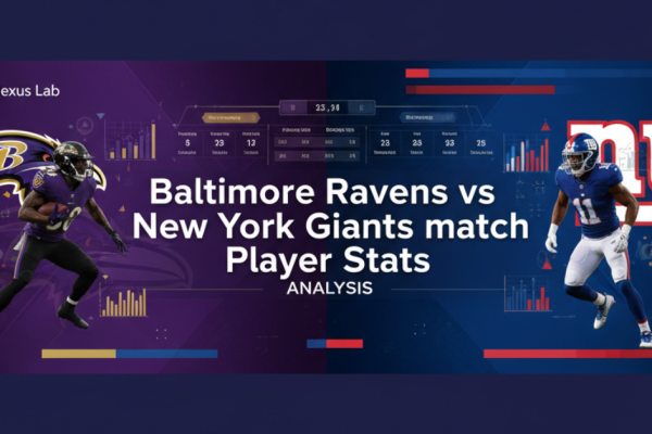 Baltimore Ravens vs New York Giants match Player Stats Analysis
