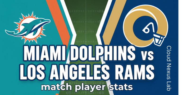 Miami Dolphins vs Los Angeles Rams match player stats